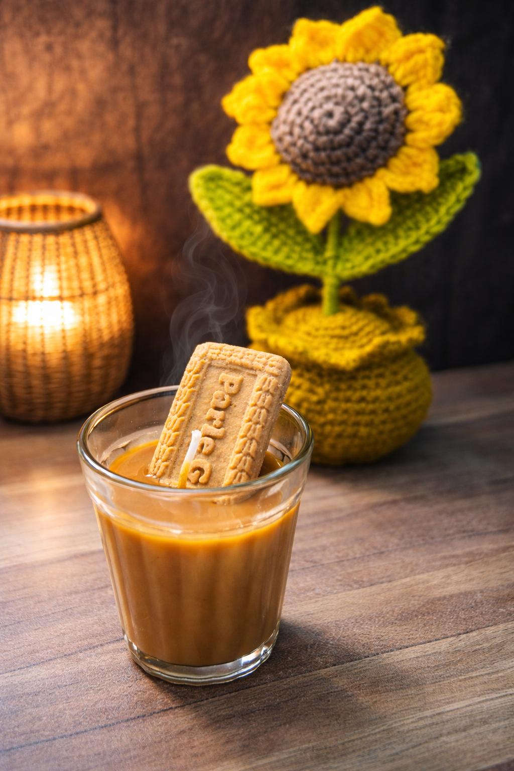 Parle G Chai candle