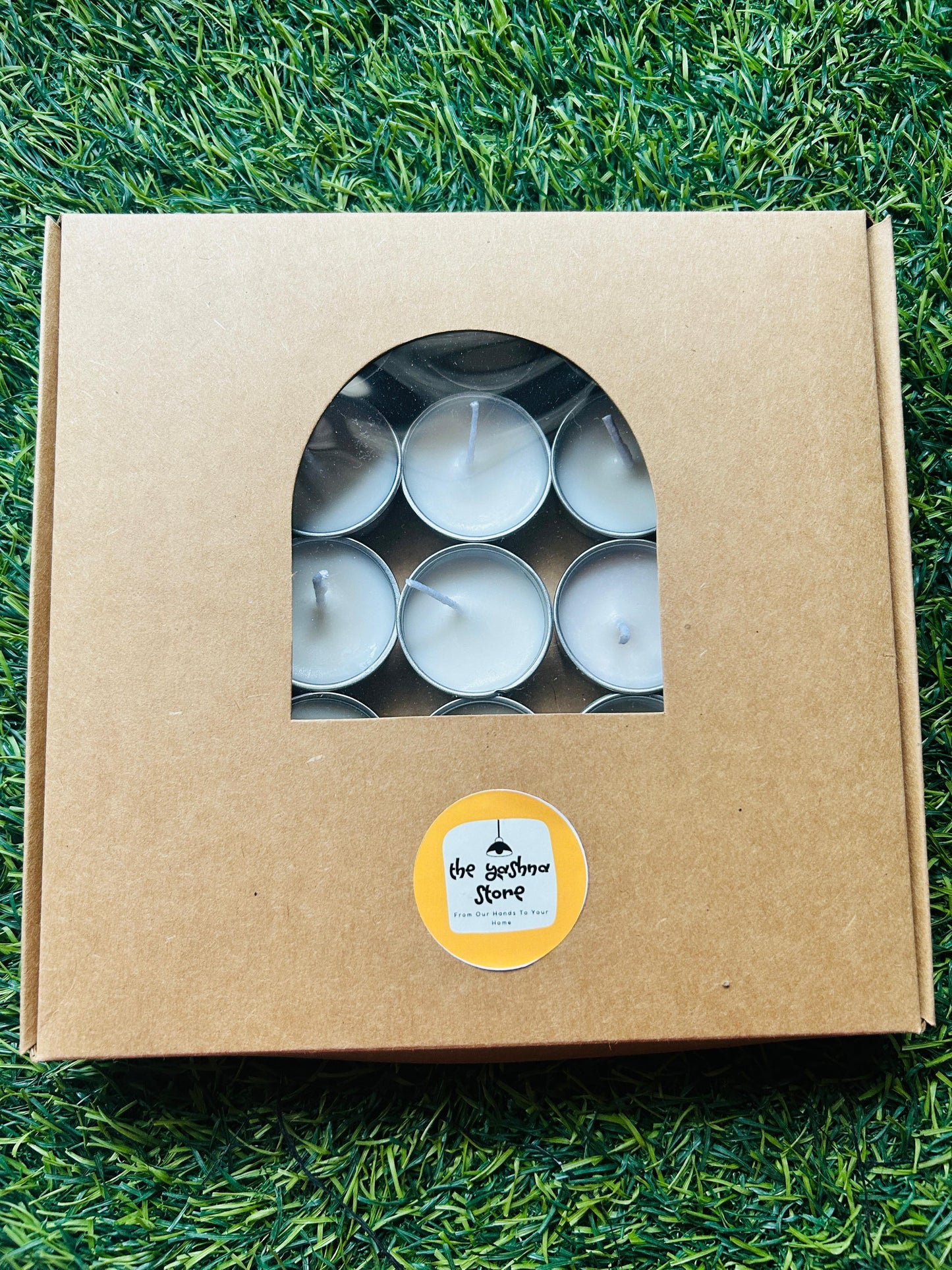 Eco-Friendly White Soy Wax Tealight Candle Set | 100% Natural Soy Candles for Home Décor, Meditation & Aromatherapy | Smokeless & Long-Lasting