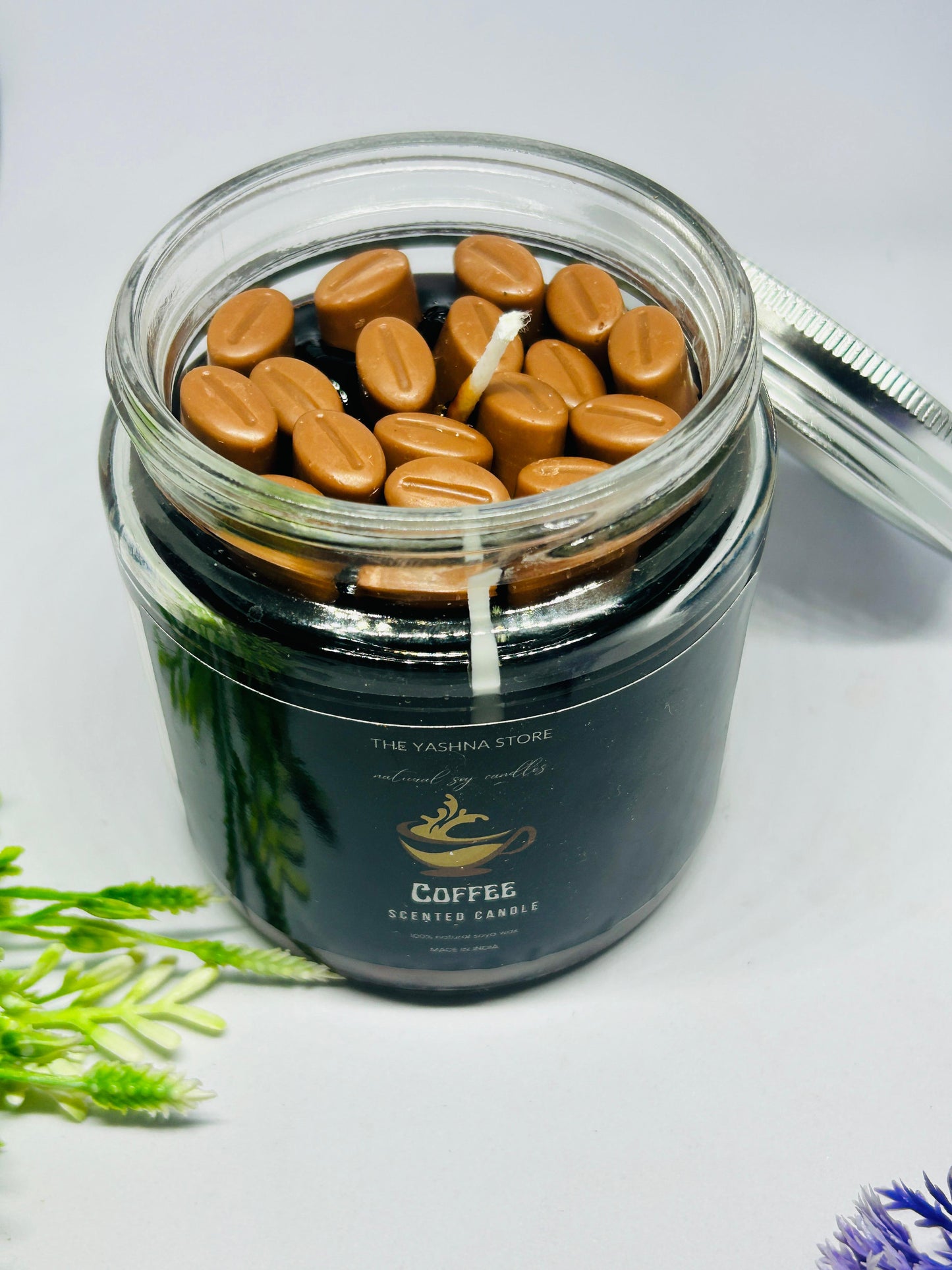 Scented Soy Wax Jar Candle – 400g | Handmade, Natural & Long-Lasting