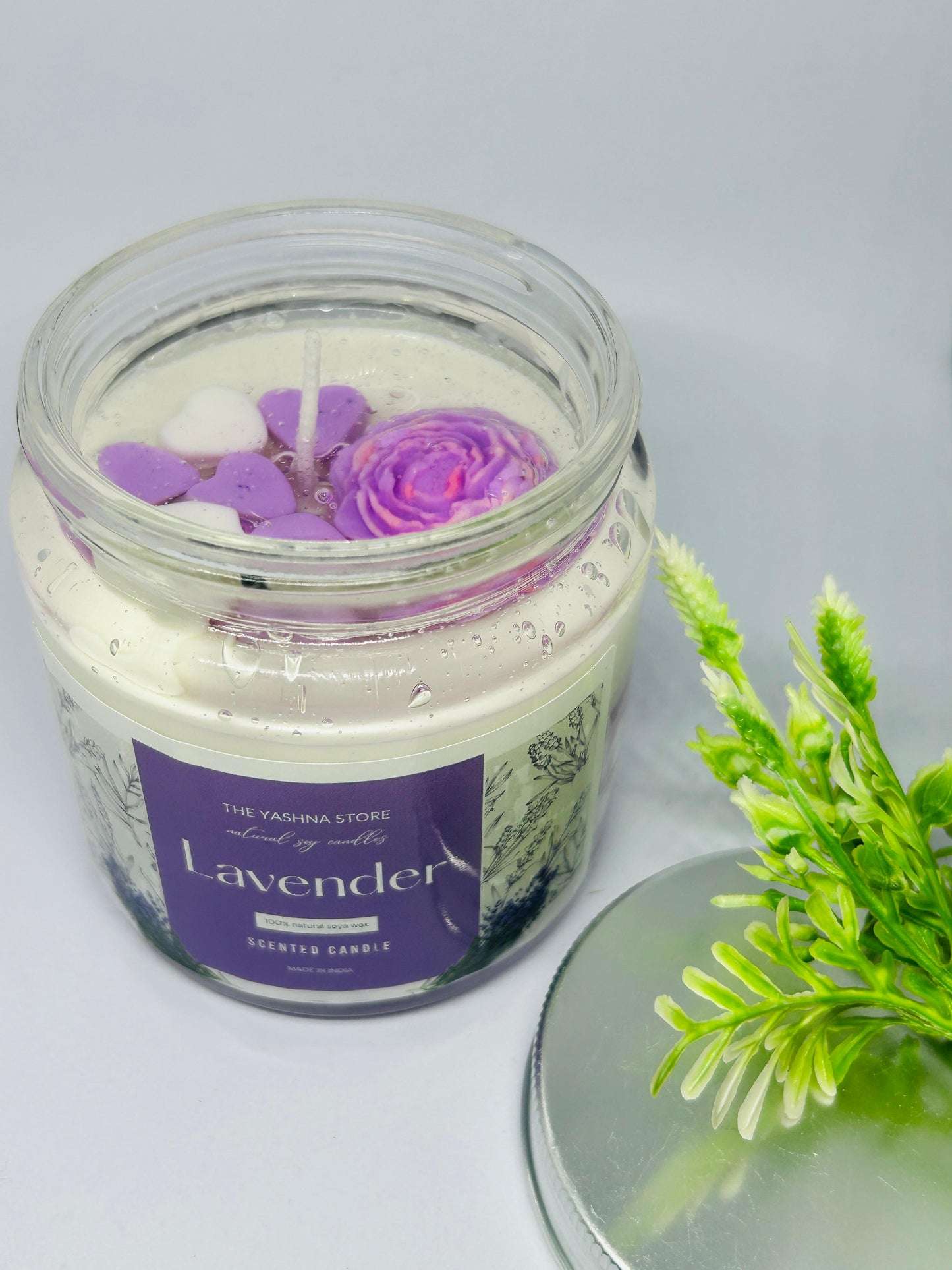 Scented Soy Wax Jar Candle – 400g | Handmade, Natural & Long-Lasting