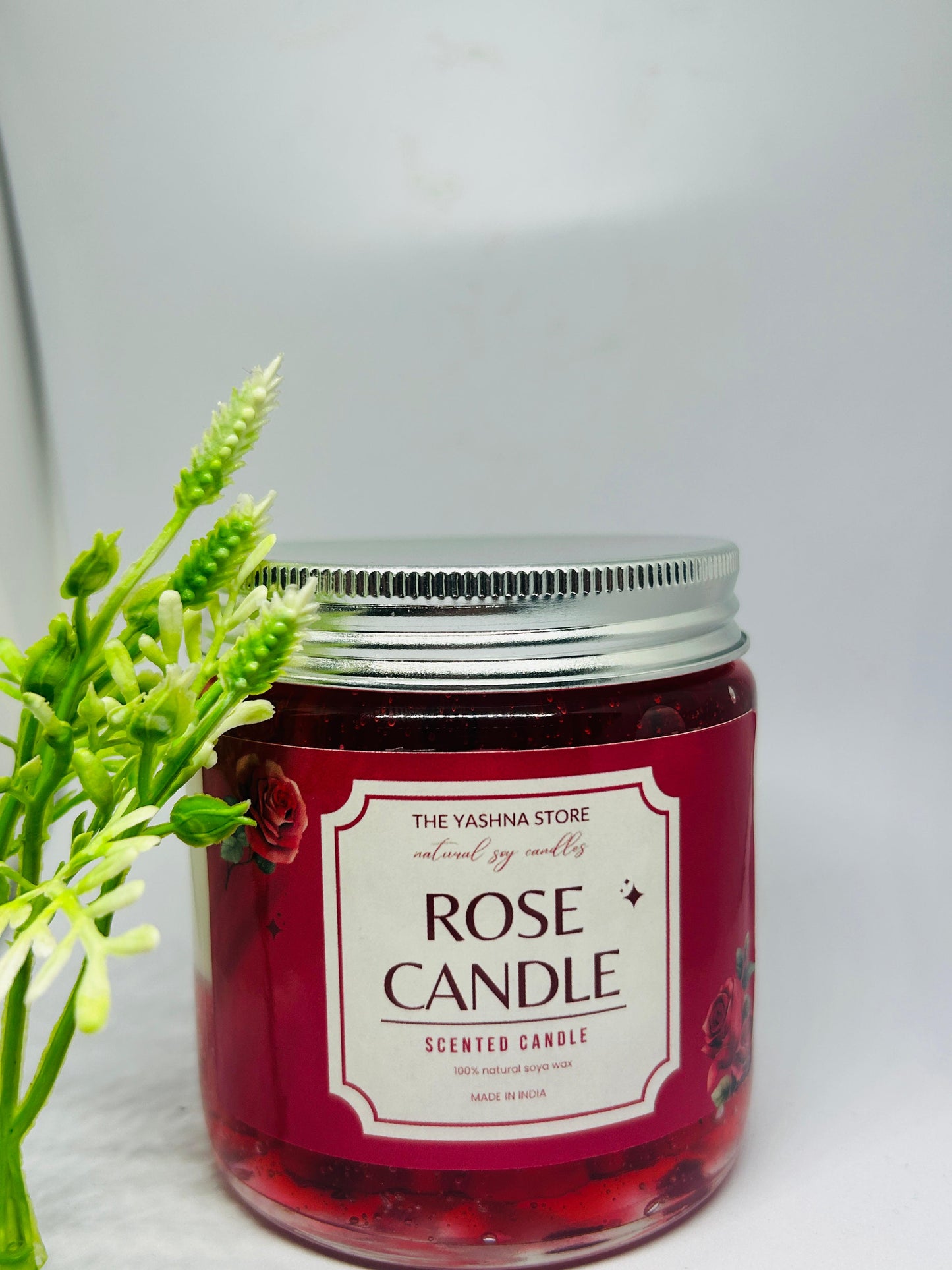 Scented Soy Wax Jar Candle – 400g | Handmade, Natural & Long-Lasting