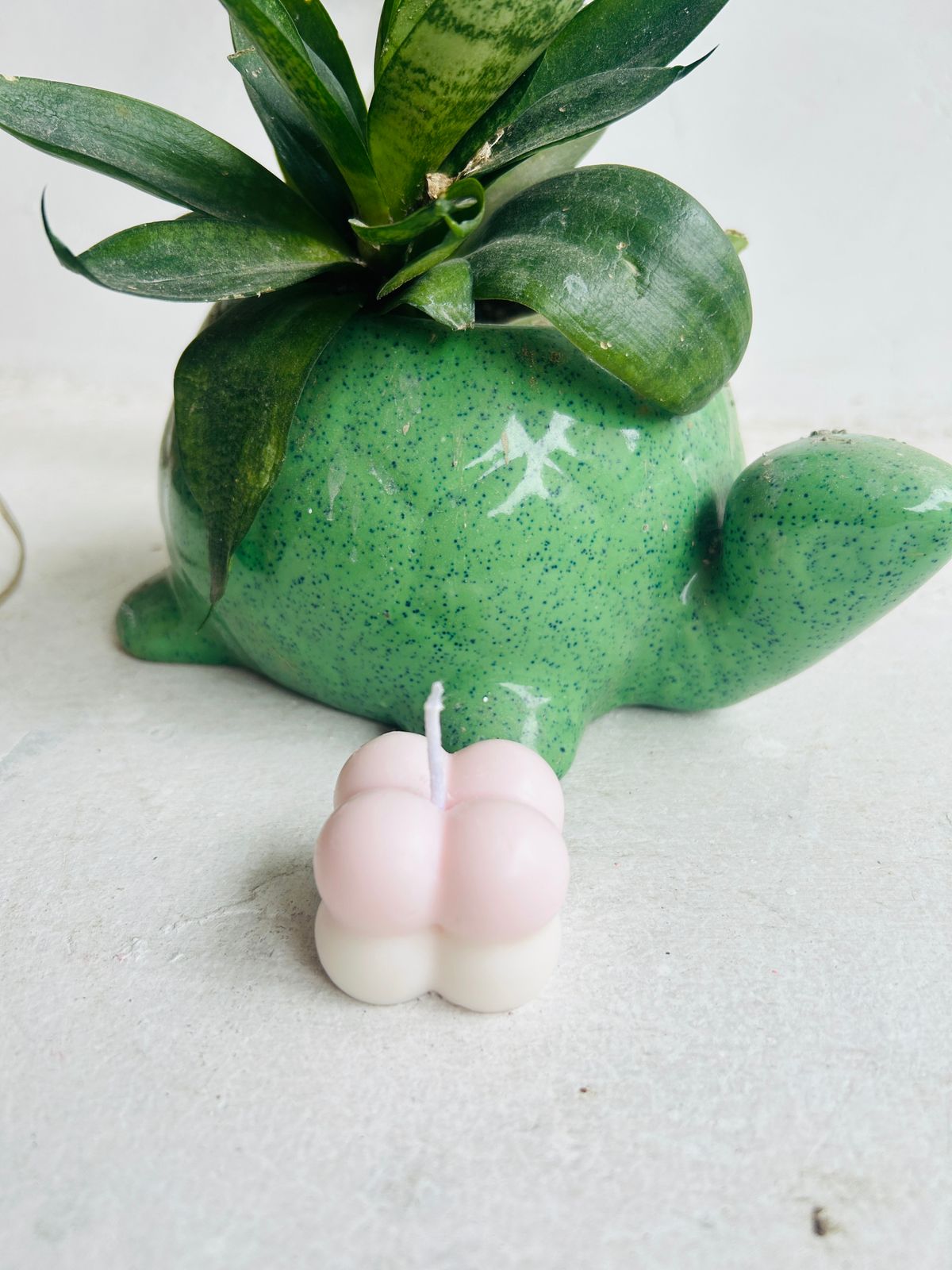 Pack of 4 Mini Bubble Candles | Decorative Wax Candles for Home Décor, Parties & Gifting